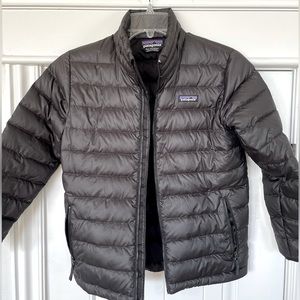 Patagonia - Boys Black Sweater Jacket - M (10)